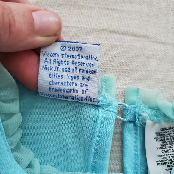 Y2k New Dora & Boots PJ Top 4t - Picture 6 of 10